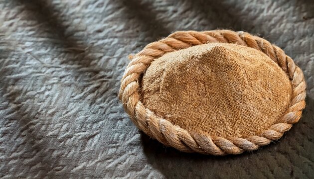 Natural Cloth Made Of Jute Fiber Corchorus Capsularis