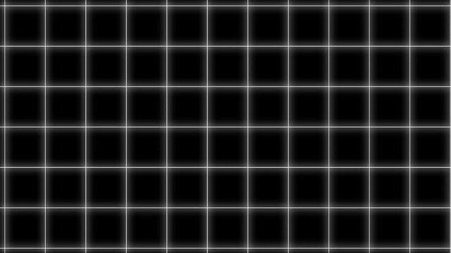 Abstract futuristic white wireframe grid landscape with infinite perspective depth, dynamic camera movement, and seamless digital technology background animation in ultra hd, 4k video