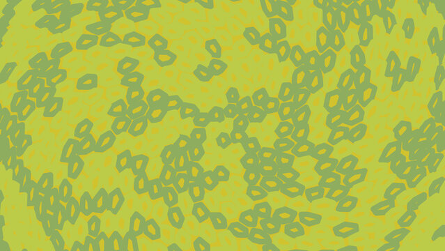 Abstract lime green and olive camouflage pattern design