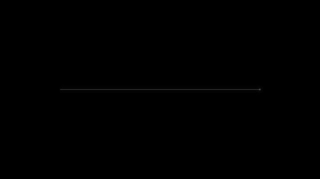 Minimalist Linear Progress Bar Loading Animation on Black Background
