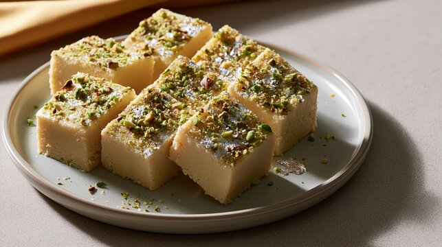 Barfi, Indian milk fudge dessert