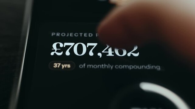 Financial forecast of investment value at retirement age