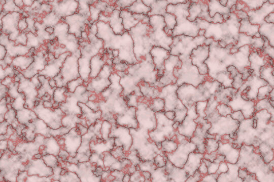 White marble texture with red and black veins for background or design element pattern stone. Resizable and editable, EPS 10.