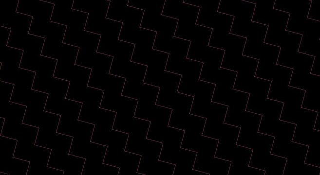 Abstract geometric motion animation background, with pulsing pink, linear grid patterns