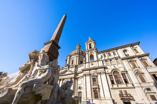 Fontana dei Quattro Fiumi Fountain
Piazza Navona, Rome, Italy