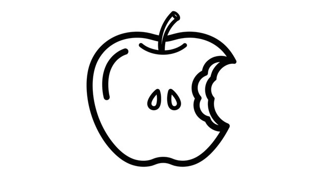 illustration of a apple