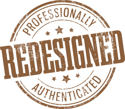 Redesigned Vector Rubber Stamp