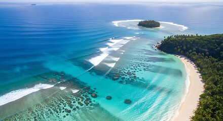 Fototapeta premium Tropical Beach Paradise. (4)