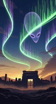Alien Invasion Aurora.