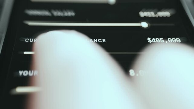 401K calculator interface used to project retirement savings based on current financial inputs
