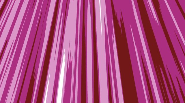 Anime Speed Lines Pink Purple Cartoon Comic Action Motion Seamless Loop Background