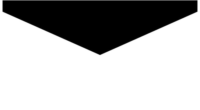 Minimalist animation black geometric shape morphing animation on white background