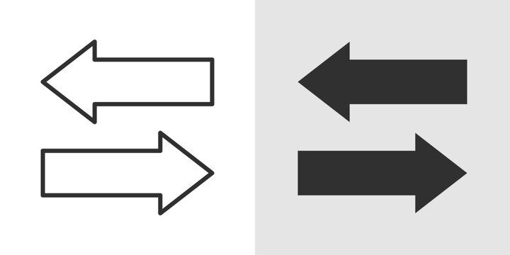 Import Export Icon represents international trade, goods exchange, global commerce, and cross-border business operations.
