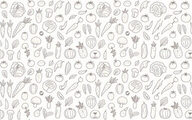 Obraz premium Hand drawn food pattern with burgers fries drinks and cupcakes on white background.