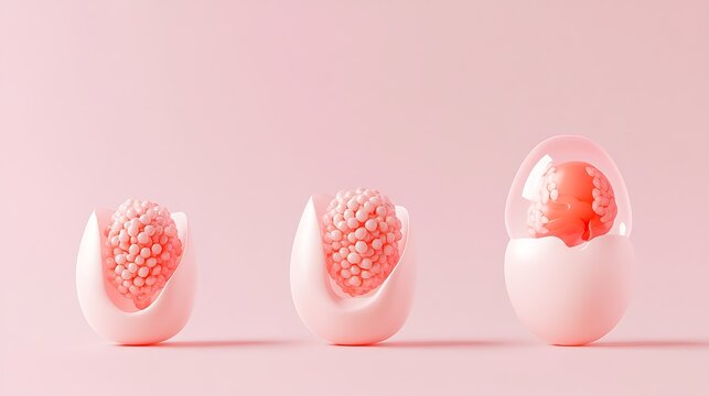 Stages of Embryo Development in Eggs