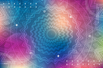 Obraz premium Abstract geometric background with vibrant colorful gradients and circular patterns