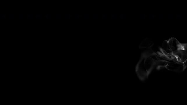 Organic Smoke Motion Overlay Element