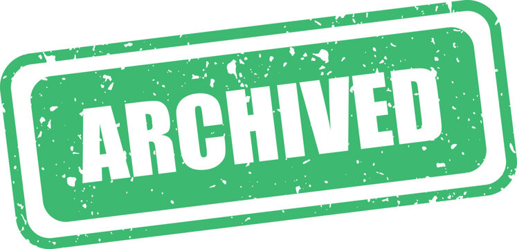Green archived stamp