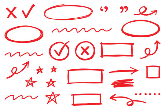 Dynamic highlight and marker show arrow and line, highlight and marker energize design. arrow and line move on paper around circle, shape, pen, underline.