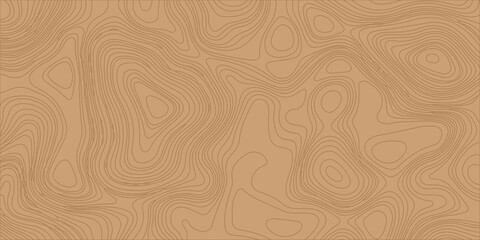 Topographic map background with abstract wavy contour lines on light brown backdrop for design textures and templates. Fluid, wavy contour lines over a solid light brown background, geographic land © Creative Arts