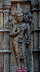 Obraz premium Sculpture or visual arts or three-dimensional artworks on the walls of Kamakhya Temple 11