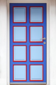 Door of an old house in Kerteminde, Denmark