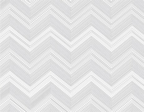 seamless abstract minimal and clean style of white chevron zigzag pattern with stripe line texture background