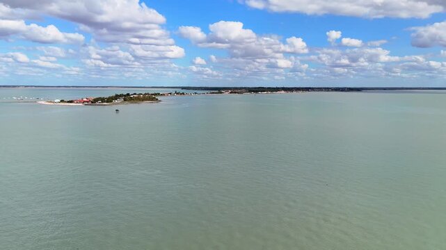 Fouras drone footage, France