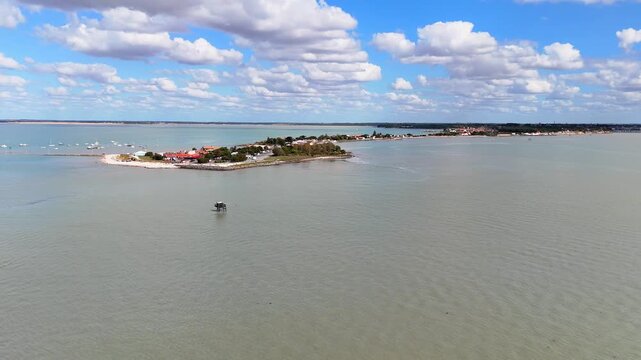 Fouras drone footage, France