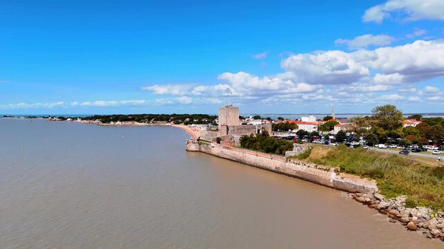Fouras drone footage, France