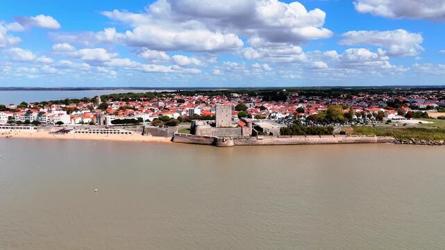 Fouras drone footage, France