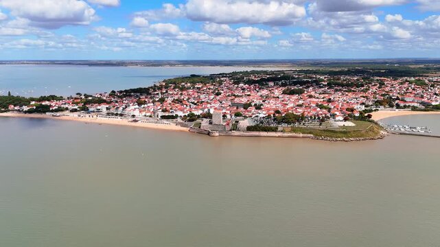 Fouras drone footage, France