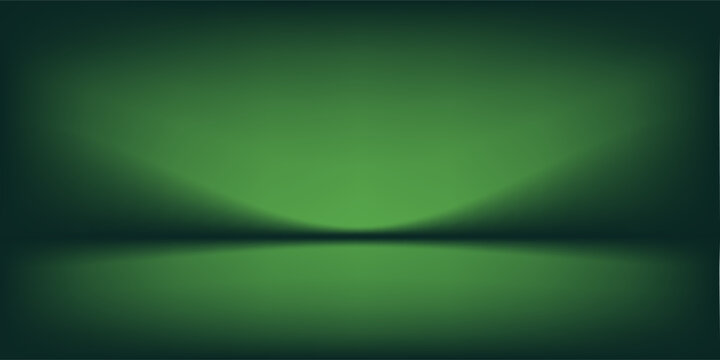 Empty Green Studio well use as background,website template,frame,business report.