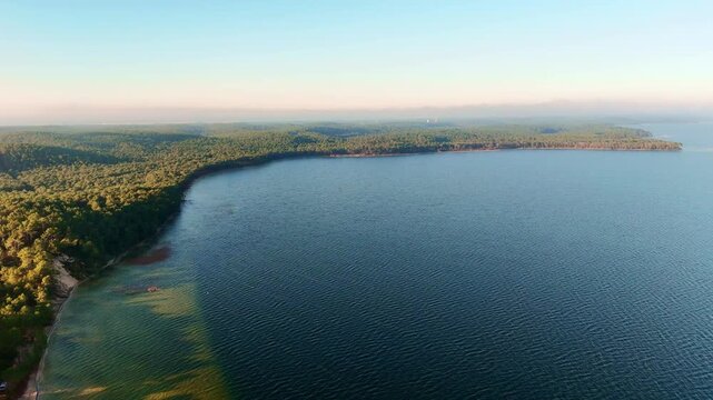 Hourtin Lake, Drone Footage, France