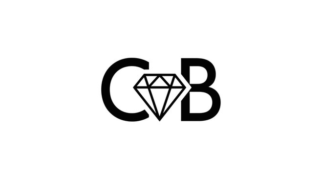 Diamond Logo Design with Letters.