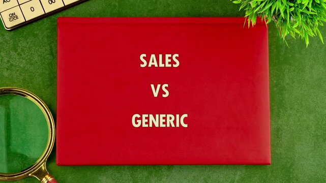This tells about the difference between sales vs generic terms in business. It uses simple examples to show their meanings and importance in marketing