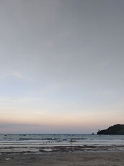 Obraz premium sunset on the beach