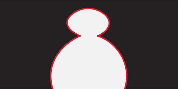 Blank avatar. Photo place holder.background modern eps.10