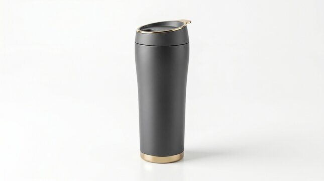 An elegant and modern premium tumbler designed with a minimalist aesthetic that is highly popular in online marketplaces and social media promotions