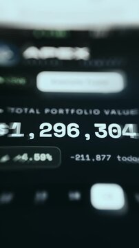 Total investment portfolio worth 1.2M USD