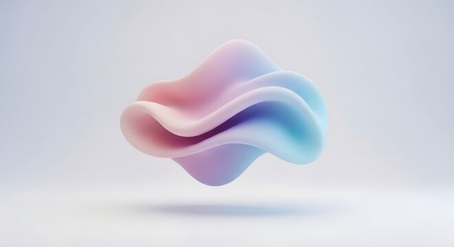 An abstract representation of fluid dynamics featuring smooth flowing curves and vibrant color gradients that convey a sense of energetic movement and visual appeal