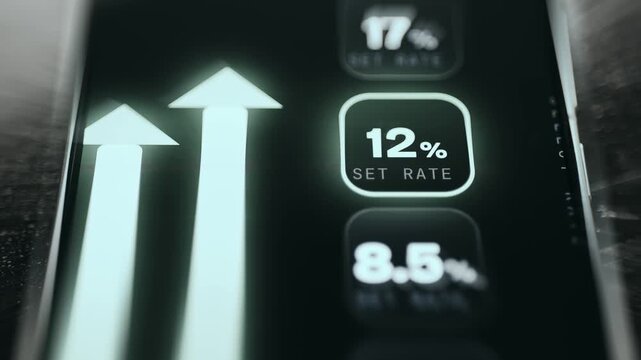 Financial Forecast Chart with Rate Set to 12 Percent