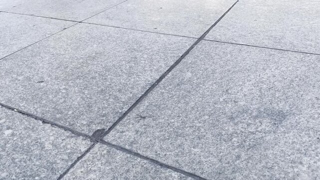 Close Up Texture of Modern Exposed Concrete Floor Pavement