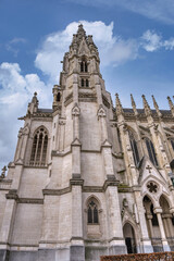 Fototapeta premium The Church of Notre Dame de Laeken is a 19th-century neo-Gothic style Catholic church
