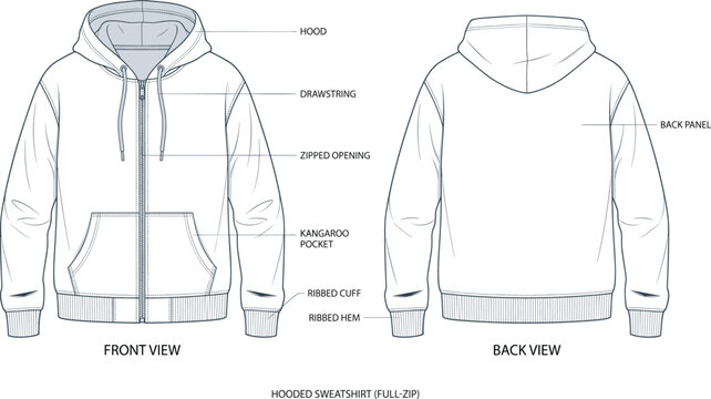Full Zip Hoodie Images – Browse 1,409 Stock Photos, Vectors, and