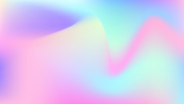 Iridescent Gradient. Kawaii Fluid. Pop Poster. Blue Retro Texture. Metal Gasoline Brochure. Minimal Light. Pearlescent Background. Abstract Background. Pink Iridescent Gradient