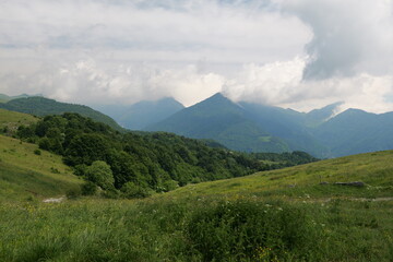 Obraz premium Mountain nature landscape in Camposilvano, Lessinia, Veneto, Italy