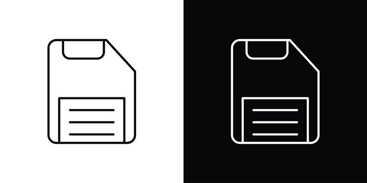Floppy disk icon design concept vector. EPS10