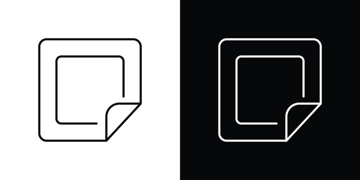 Nicotine patch icon design concept vector. EPS10