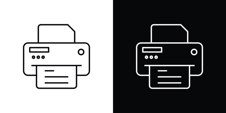 Print icon design concept vector. EPS10